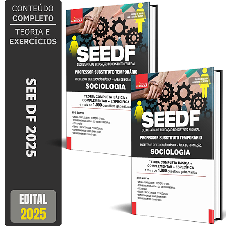 Apostila SEE DF 2025 - Professor Temporário - Sociologia