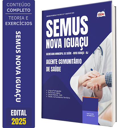 Apostila SEMUS Nova Iguaçu 2025 - Agente Comunitário de Saúde