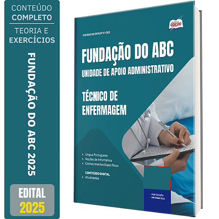 Apostila Concurso Fundação do ABC 2025 - Técnico de Enfermagem
