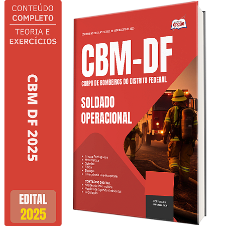 Apostila Concurso CBM DF 2025 - Soldado - Operacional