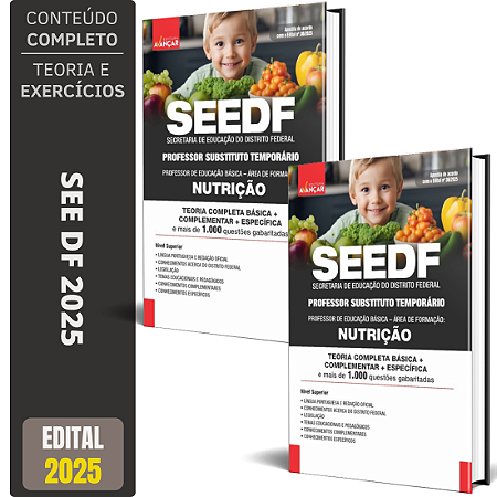 Apostila Professor Temporário See Df 2025 - Nutrição