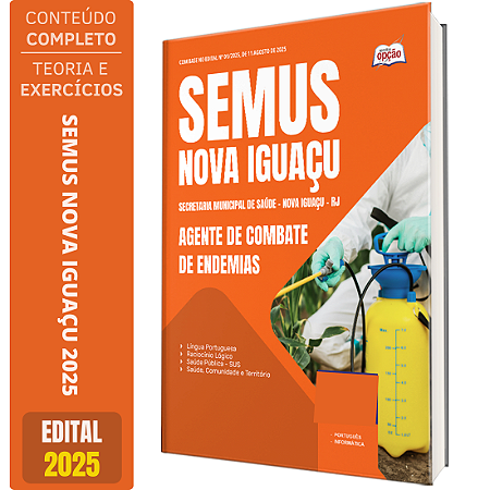 Apostila SEMUS Nova Iguaçu 2025 - Agente de Combate de Endemias