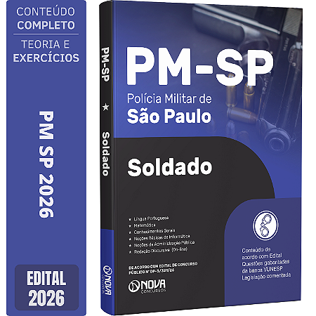 Apostila PM SP 2026 - Soldado PM - 2ª Classe