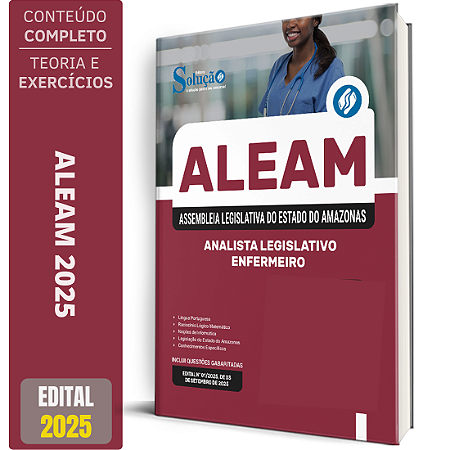 Apostila ALEAM 2025 - Analista Legislativo - Enfermeiro