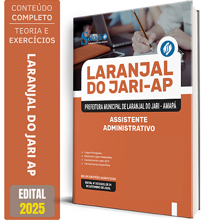 Apostila Prefeitura de Laranjal do Jari AP 2025 - Assistente Administrativo