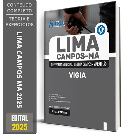 Apostila Prefeitura de Lima Campos MA 2025 - Vigia