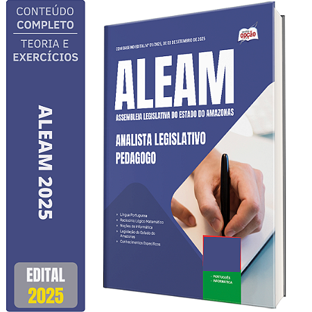 Apostila ALEAM 2025 - Analista Legislativo - Pedagogo