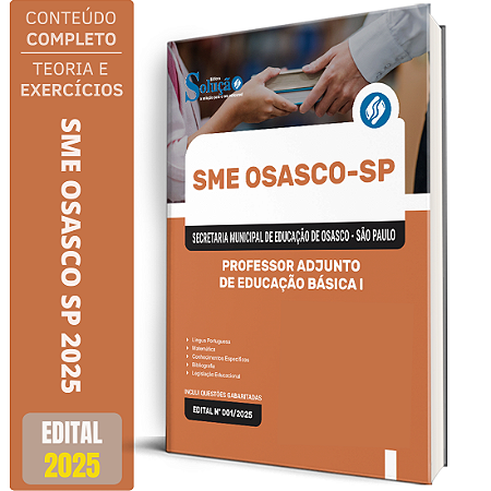 Apostila SME-Osasco SP 2025 - Professor Adjunto de Educação Básica I