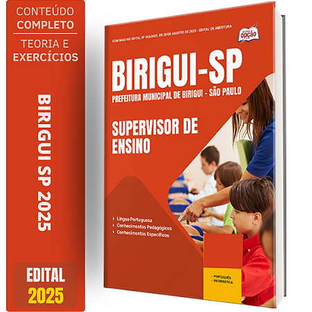 Apostila Concurso Birigui SP 2025 - Supervisor de Ensino