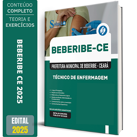 Apostila Prefeitura de Beberibe CE 2025 - Técnico de Enfermagem
