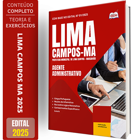 Apostila Concurso Lima Campos Ma 2025 - Agente Administrativo