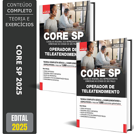Apostila CORE SP 2025 - Operador de Teleatendimento
