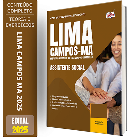 Apostila Prefeitura de Lima Campos MA 2025 - Assistente Social