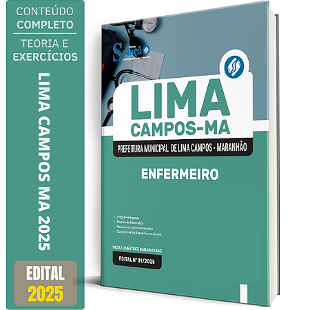 Apostila Prefeitura de Lima Campos MA 2025 - Enfermeiro