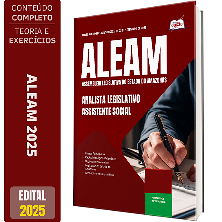 Apostila ALEAM 2025 - Analista Legislativo - Assistente Social