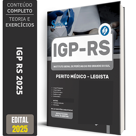 Apostila IGP RS 2025 - Perito Médico - Legista