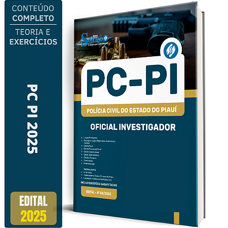 Apostila Concurso PC PI 2025 - Oficial Investigador