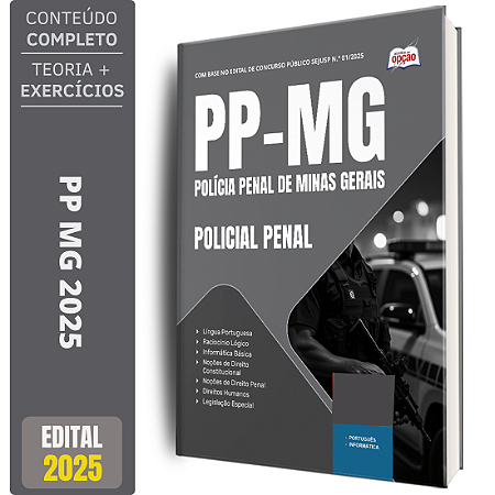 Apostila Polícia Penal MG 2025 - Policial Penal PP MG