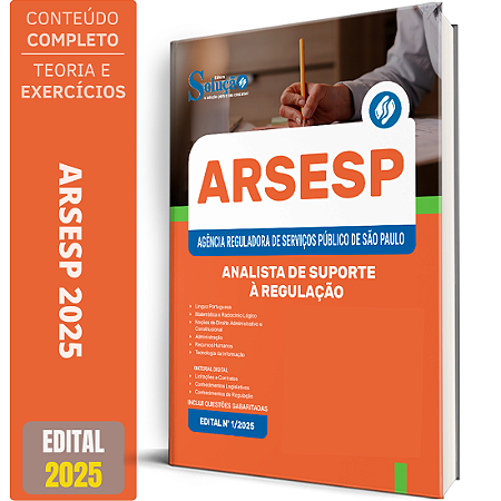 Apostila ARSESP 2025 - Analista de Suporte à Regulação