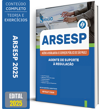 Apostila ARSESP 2025 - Agente de Suporte à Regulação