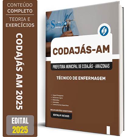 Apostila Prefeitura de Codajás AM 2025 - Técnico em Enfermagem