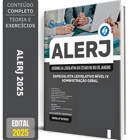 Apostila ALERJ 2025 - Especialista Legislativo Nível IV - Administração Geral