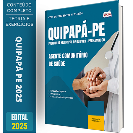 Apostila Prefeitura de Quipapá PE 2025 - Agente Comunitário de Saúde