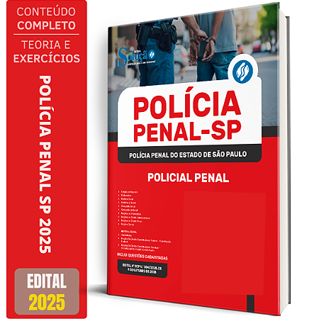 Apostila Concurso Polícia Penal SP 2025 - Policial Penal