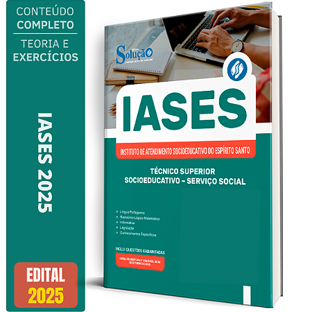 Apostila IASES 2025 - Técnico Superior Socioeducativo - Serviço Social
