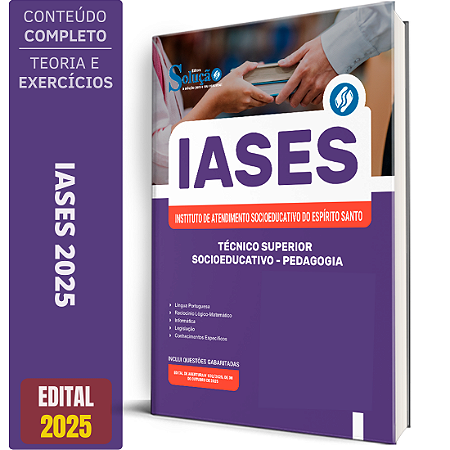 Apostila IASES 2025 - Técnico Superior Socioeducativo - Pedagogia