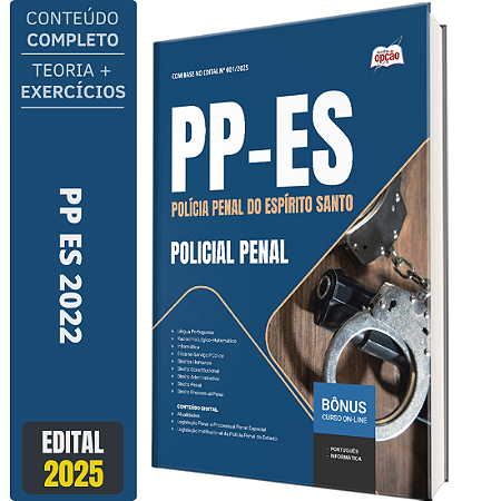 Apostila PP ES 2025 - Policia Penal do Espírito Santo
