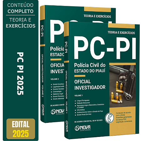 Apostila PC PI 2025 - Oficial Investigador
