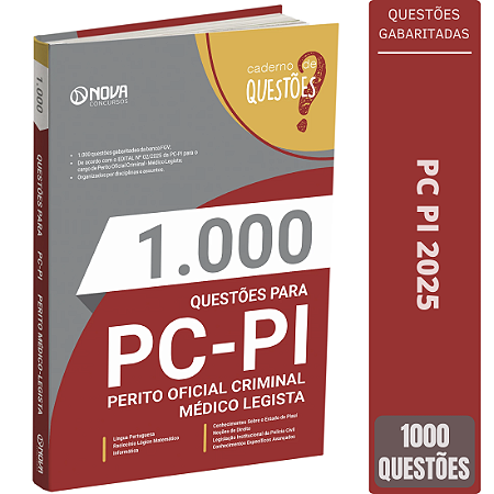 Questões Gabaritadas Médico Legista PC PI 2025