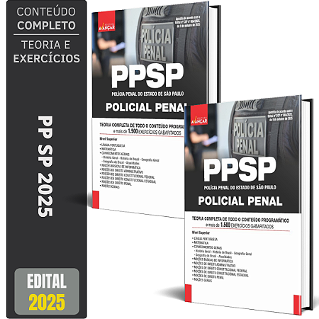 Apostila Polícia Penal De São Paulo - PP SP 2025 - Policial Penal