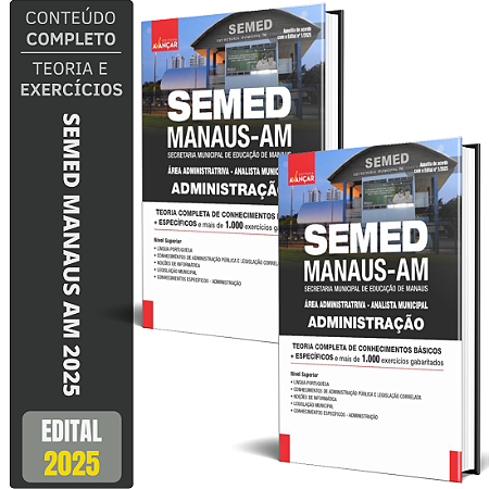 Apostila Semed Manaus Am 2025 - Administração