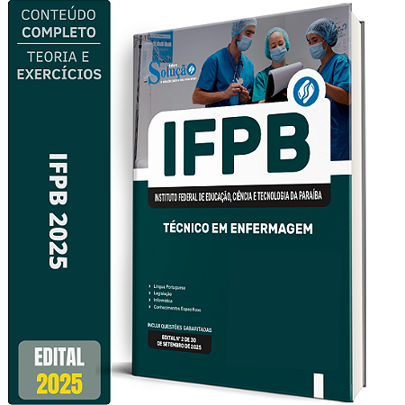 Apostila Concurso IFPB 2025 - Técnico em Enfermagem