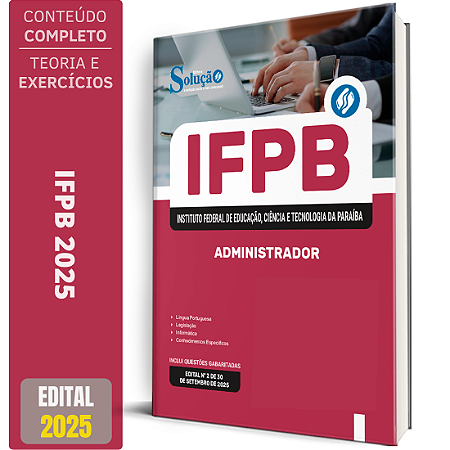 Apostila Concurso IFPB 2025 - Administrador