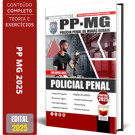 Apostila Copncurso PP MG 2025 - Policial Penal