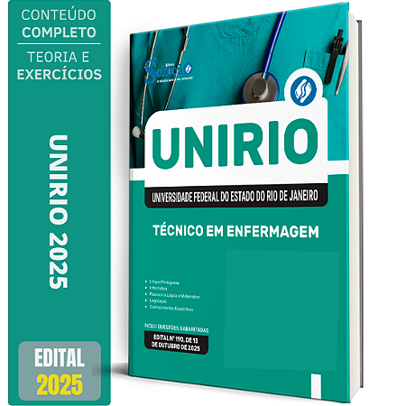 Apostila UNIRIO 2025 - Técnico em Enfermagem