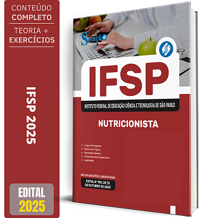 Apostila IFSP 2025 - Nutricionista