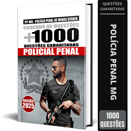 APOSTILA PP MG 2025 - CADERNO DE QUESTÕES GABARITADAS