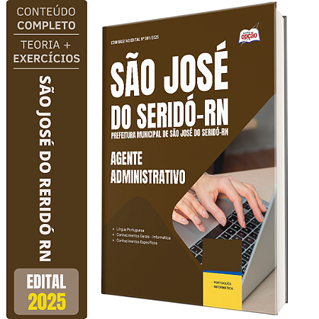 Apostila Prefeitura São José do Seridó RN 2025 - Agente Administrativo