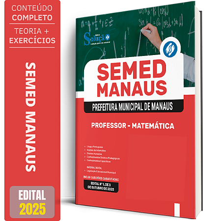 Apostila SEMED MANAUS 2025 - Professor - Matemática