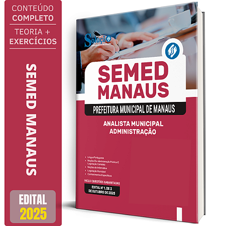 Apostila SEMED MANAUS 2025 - Analista Municipal - Administração