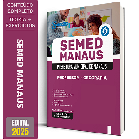 Apostila SEMED MANAUS 2025 - Professor - Geografia