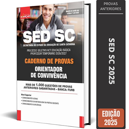 Caderno De Prova SED SC 2025 - Orientador De Convivência