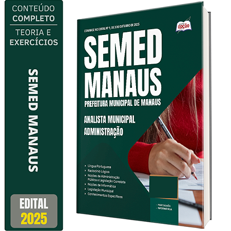 Apostila SEMED MANAUS 2025 - Analista Municipal - Administração