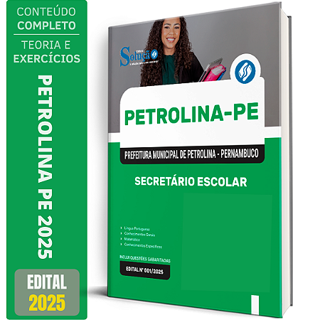 Apostila Concurso Petrolina PE 2025 - Secretário Escolar