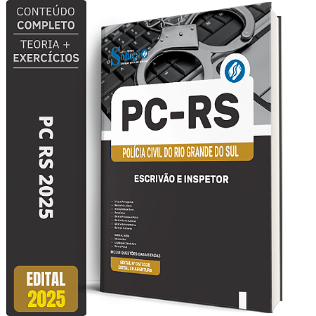 Apostila Concurso PC RS 2025 - Escrivão e Inspetor