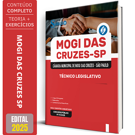 Apostila Câmara de Mogi das Cruzes SP 2025 - Técnico Legislativo